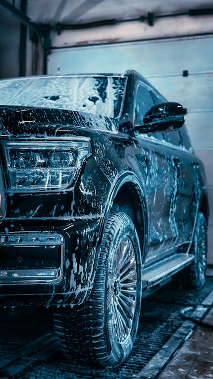 Automatic car wash scratches