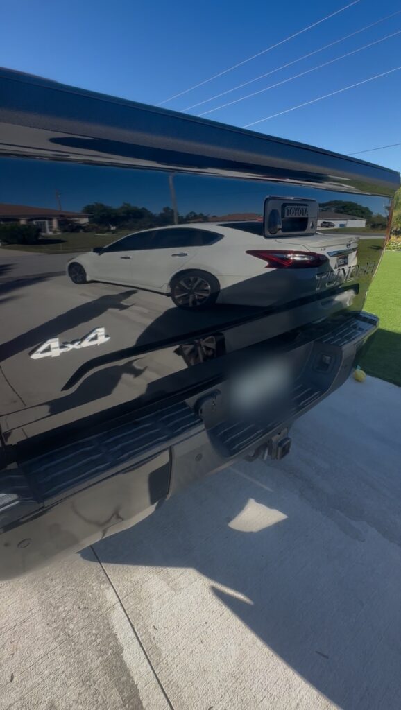 Glossy paint after paint correction and ceramic coating in Winter Park, FL